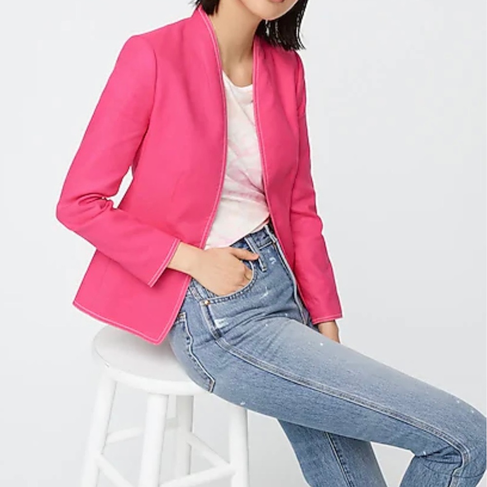 🍓NWT J. Crew Going-out blazer in stretch linen